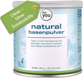 for you Natural Basenpulver Mineralstoff-Komplex ohne Zusatzstoffe – Bild 1 von 1