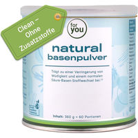 Produktbild von for you Natural Basenpulver Mineralstoff-Komplex ohne Zusatzstoffe
