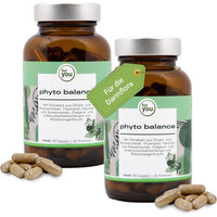 Produktbild von for you Phyto Balance Doppelpack Kräuter-Komplex Kapseln ohne Zusatzstoffe 120 Stück