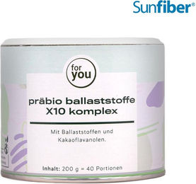 for you präbio ballaststoffe X10 komplex Pulver vegan und glutenfrei – Bild 1 von 3