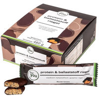Produktbild von for you Protein & Ballaststoff Riegel Mandel-Schoko vegan glutenfrei zuckerfrei 12er-Pack