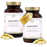 Produktbild von For You Quercetin Doppelpack 180 Kapseln vegan glutenfrei laktosefrei