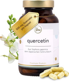 For You Quercetin Kapseln vegan glutenfrei und laktosefrei – Bild 1 von 4
