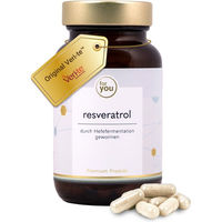 Produktbild von For You Resveratrol Kapseln vegan ohne Zusatzstoffe 120 Stück