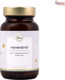 For You Resveratrol Kapseln vegan ohne Zusatzstoffe 120 Stück – Bild 1 von 2