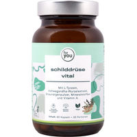 Produktbild von for you Schilddrüse Vital Kapseln mit Kelp Braunalge vegan und ohne Zusatzstoffe