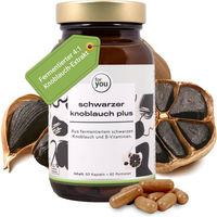 Produktbild von for you Schwarzer Knoblauch Plus Kapseln vegan ohne Zusatzstoffe