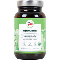 Produktbild von For You Spirulina Pulver vegan glutenfrei ohne Zusatzstoffe