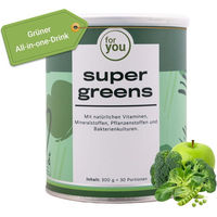 Produktbild von For You Super Greens Superfood-Mischung Pulver vegan zuckerfrei ohne Zusatzstoffe