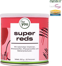 For You Super Reds Superfood-Mischung Pulver vegan zuckerfrei ohne Zusatzstoffe – Bild 1 von 3