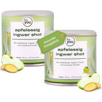Produktbild von for you Superfood-Mischung und Kräuter-Komplex Pulver Doppelpack vegan ohne Zusatzstoffe