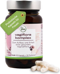 for you Vagiflora Komplex Kapseln für Frauen ohne Gelatine und Zusatzstoffe – Bild 1 von 5
