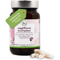 Produktbild von for you Vagiflora Komplex Kapseln für Frauen ohne Gelatine und Zusatzstoffe