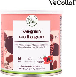For You Vegan Collagen Booster Waldfrucht Pulver – Bild 1 von 3