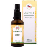 Produktbild von for you Vitamin C Spray mit Ascorbinsäure vegan und laktosefrei