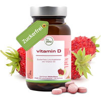 Produktbild von For You Vitamin D Lutschtabletten für Kinder vegan und zuckerfrei 400 IE