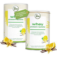 Produktbild von for you Whey Protein Isolat Pulver Doppelpack laktosefrei glutenfrei zuckerfrei