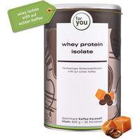 Produktbild von for you Whey Protein Isolat Pulver laktosefrei glutenfrei zuckerfrei