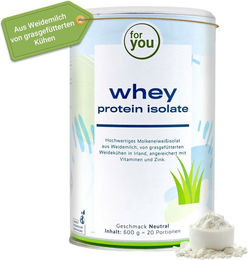 for you Whey Protein Isolat Pulver laktosefrei glutenfrei zuckerfrei – Bild 1 von 1
