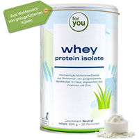 Produktbild von for you Whey Protein Isolat Pulver laktosefrei glutenfrei zuckerfrei