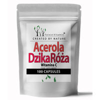 Produktbild von Forest Vitamin Acerola und Hagebutte Vitamin C Komplex Kapseln 100 Stück ohne Zusatzstoffe