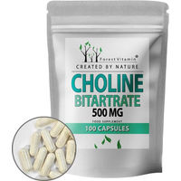 Produktbild von Forest Vitamin Cholin Bitartrat 500 mg Kapseln 100 Stück für Sportler und Senioren