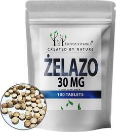 Forest Vitamin Eisentabletten mit 30 mg Eisen für Erwachsene, 100 Tabletten – Bild 1 von 6