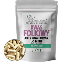 Produktbild von Forest Vitamin Folsäure 600mcg mit Folat L-5-MTHF 100 Kapseln für Schwangere und Stillende ohne Zusatzstoffe zuckerfrei