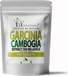 Forest Vitamin Garcinia Cambogia Extrakt 300 mg mit 60% HCA 100 Tabletten vegan – Bild 1 von 6