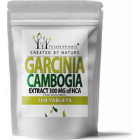 Produktbild von Forest Vitamin Garcinia Cambogia Extrakt 300 mg mit 60% HCA 100 Tabletten vegan