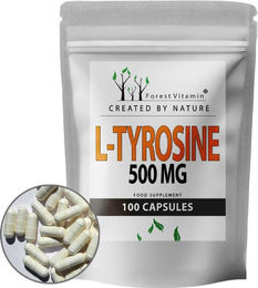 Forest Vitamin L-Tyrosin 500 mg Kapseln 100 Stück ohne Zusatzstoffe – Bild 1 von 5