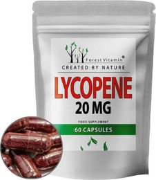 Forest Vitamin Lycopin 20 mg Tomatenextrakt 60 Kapseln vegan ohne Zusatzstoffe – Bild 1 von 8
