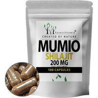 Produktbild von Forest Vitamin Mumio Shilajit-Extrakt 200 mg Kapseln 100 Stück ohne Zusatzstoffe