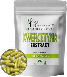 Forest Vitamin Quercetin 400 mg mit 98% Sophora Japonica Extrakt, 100 Kapseln, ohne Zusatzstoffe und zuckerfrei – Bild 1 von 5