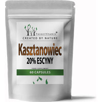 Produktbild von Forest Vitamin Rosskastanienextrakt Kapseln mit 20% Aescin 60 Stück ohne Zusatzstoffe