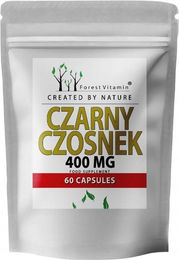 Forest Vitamin Schwarzer Knoblauch Extrakt 400 mg Kapseln 60 Stück ohne Zusatzstoffe – Bild 1 von 4