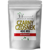 Produktbild von Forest Vitamin Schwarzer Knoblauch Extrakt 400 mg Kapseln 60 Stück ohne Zusatzstoffe