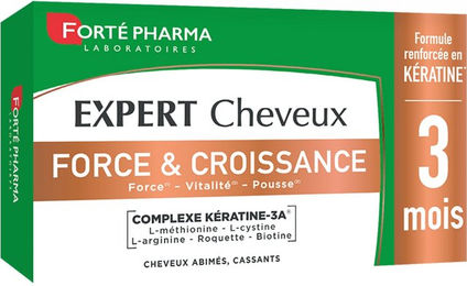 Forté Pharma Expert Haar Stärke & Wachstum mit Zink, Biotin und Selen, 90 Tabletten – Bild 1 von 1