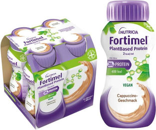 Fortimel Plantbased Protein 2 kcal Cappuccino vegan Mehrkomponenten-Eiweißdrink – Bild 1 von 2
