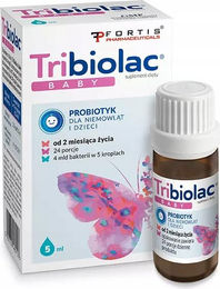 Fortis Pharmaceuticals TRIBIOLAC BABY Probiotische Tropfen für Säuglinge und Kinder 5 ml – Bild 1 von 1