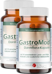 Forum Vita GastroMod Probiotika mit 14 Bakterienstämmen und Inulin vegan Kapseln – Bild 1 von 2