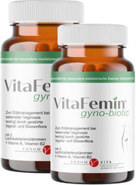FORUM VITA VitaFemin gyno-biotic Kapseln für Frauen vegan laktosefrei und glutenfrei – Bild 1 von 2