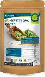 FP24 Health Bio Gerstengras Pulver vegan und ohne Zusatzstoffe – Bild 1 von 2