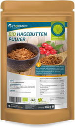 FP24 Health Bio Hagebuttenpulver vegan und ohne Zusatzstoffe – Bild 1 von 2