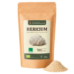 Freiburger Pilzmanufaktur Bio Hericium Pulver Lions Mane 125g vegan – Bild 1 von 4