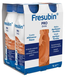 Fresubin Pro Drink Aprikose-Pfirsich glutenfrei und laktosefrei 4 Flaschen à 200 ml – Bild 1 von 1