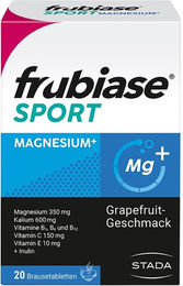 Frubiase Magnesium Plus Brausetabletten zuckerfrei, laktosefrei und glutenfrei für Erwachsene und Sportler – Bild 1 von 3