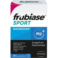 Produktbild von Frubiase Magnesium Plus Brausetabletten zuckerfrei, laktosefrei und glutenfrei für Erwachsene und Sportler