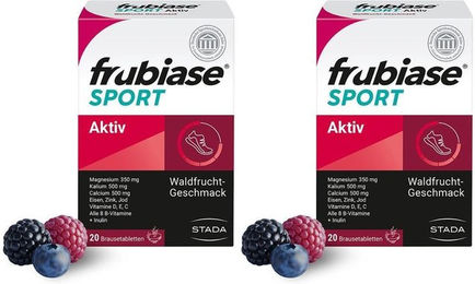 frubiase SPORT Brausetabletten mit Mineralstoffen, Vitaminen und Spurenelementen für Sportler neutral – Bild 1 von 3