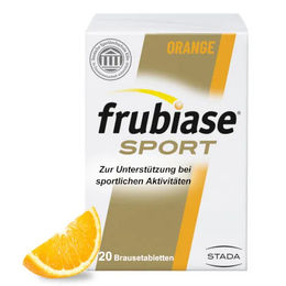 FRUBIASE SPORT Brausetabletten Orange laktosefrei und glutenfrei für Sportler – Bild 1 von 1